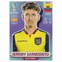 Venta Cromo de Jeremy Sarmiento Ecuador Panini World Cup Qatar 2022