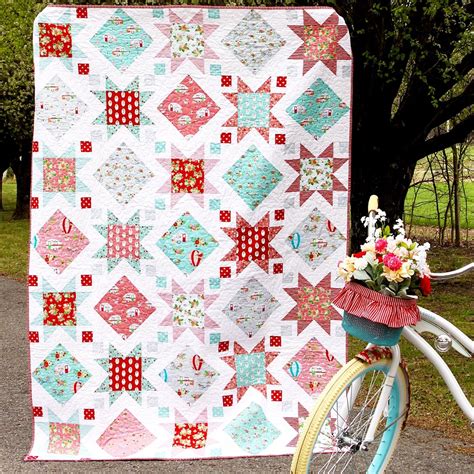 The experts at hgtv.com share colorful quilts from quilters. Stars and Windows PDF Download Quilt Pattern - Flamingo Toes