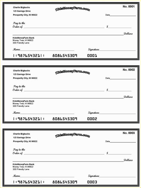 Print your own checks template beautiful personal check printing. Free Blank Business Check Template Of 7 Best Of Printable ...
