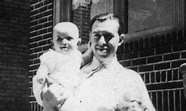 Woody Allen's father, Martin Konigsberg, with baby Woody | Woody allen ...