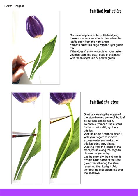 New Pdf Tutorial Purple Tulip Sandrine Maugy
