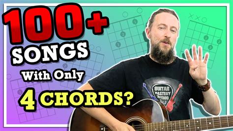 Easy Guitar Songs For Beginners Using 4 Chords Online Guitar Lessons