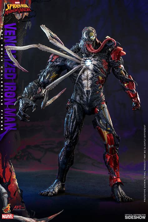 Marvel Maximum Venom Venomized Iron Man 16 Scale Figure Hot Toys