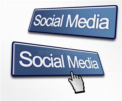 Social Media Buttons Editorial Image Illustration Of Buttons 134281635