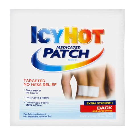 Icy Hot Extra Strength Medicated Patch 1ct
