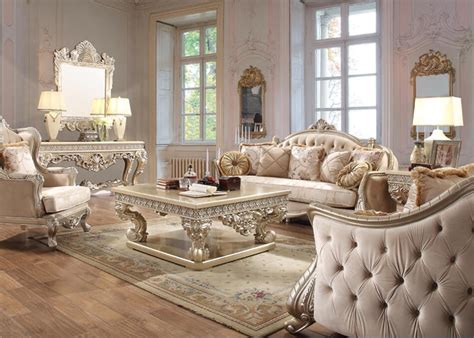 Homey Design Hd 661 Adaline Formal Living Room Set