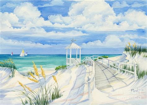 Topsail Hill Painting By Paul Brent Fine Art America