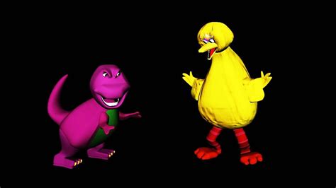 Federico Ibarra Barney The Dinosaur Vs Big Bird