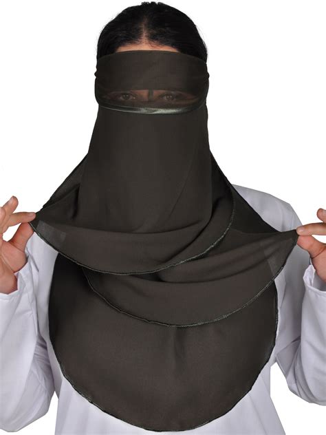 Niqab Gesichtsschleier Olivgrün Hijab Online Kaufen Egypt Bazar Shop