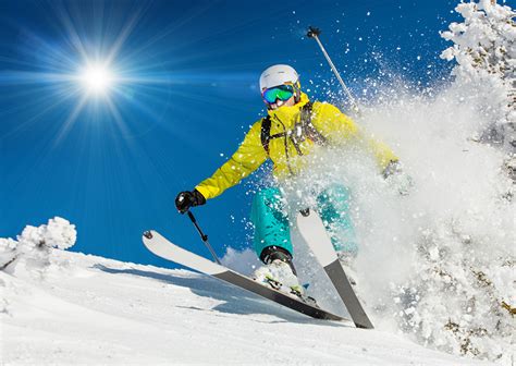 Fonds Decran Ski Hiver Soleil Neige Lunettes Sport Télécharger Photo