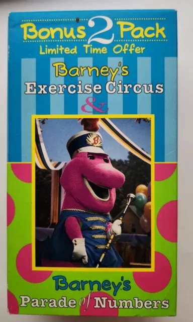 Barney Exercise Circus Parade Numbers Sing Along Bonus Pack Vhs Set The Best Porn Website