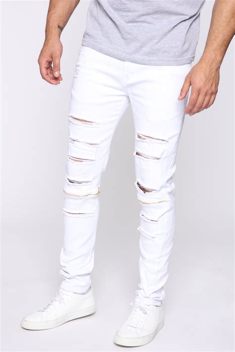 Mens Capable Skinny Jeans In White Size 32 By Fashion Nova In 2021