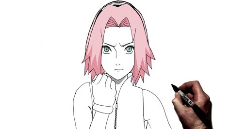 How To Draw Sakura Haruno From Naruto Anime Manga Sakura Haruno Porn