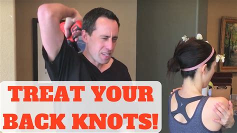 How To Treat Back Knots Trigger Points Youtube