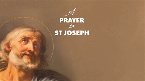 Prayer To St Joseph Youtube Churchgistscom