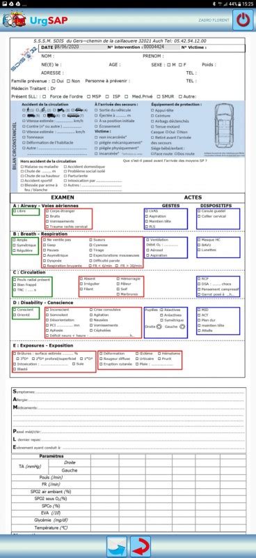 Les Fiches Bilan Dintervention Arrivent Sur Tablettes Sdis 32