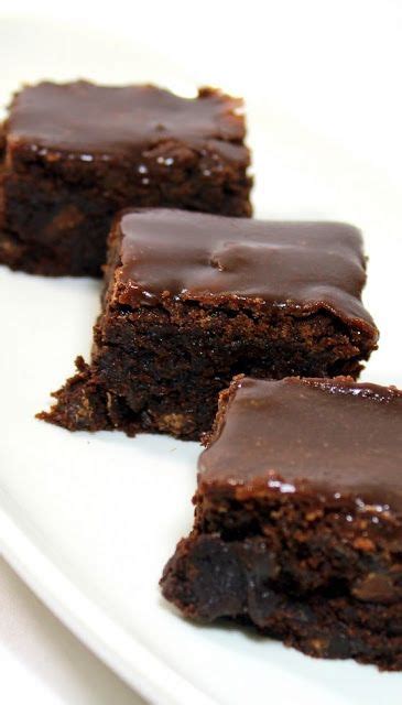 Super Moist Fudgy Triple Chocolate Brownies With Chocolate Fudge Glaze