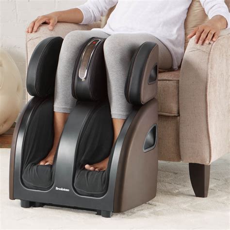 Brookstone Corded Therasqueeze Pro Foot Calf And Thigh Massager Massagers Beauty And Health
