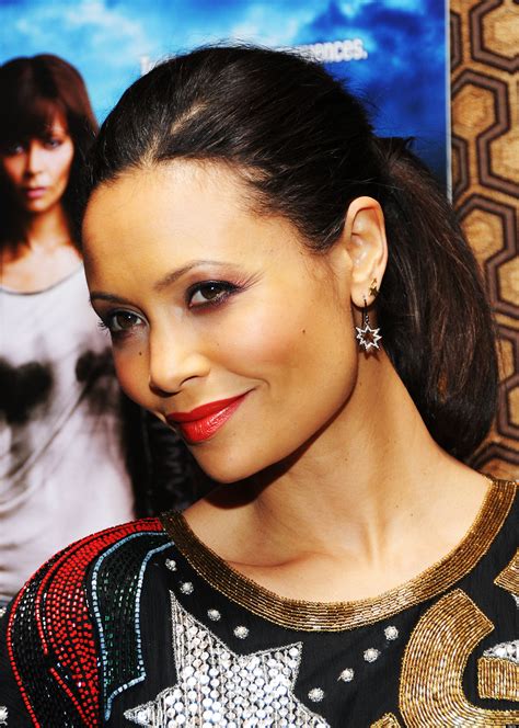 Thandie Newton Wears Bold Vintage Beaded Dress To Rogue Premiere Yea