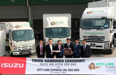 Citylink express tracking tracking my. Isuzu Delivers 141 Units Of LCV to City-Link Express Sdn ...