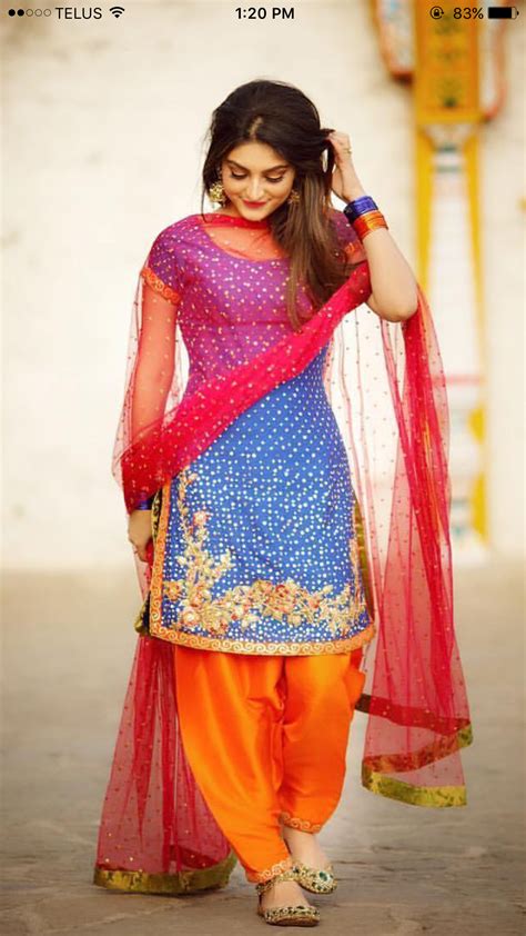 Pinning Again For The Colors Designer Punjabi Suits Indian Designer Outfits Punjabi Fashion