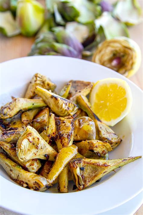 Grilled Artichoke Hearts With Lemon And Garlic Irena Macri Recipe
