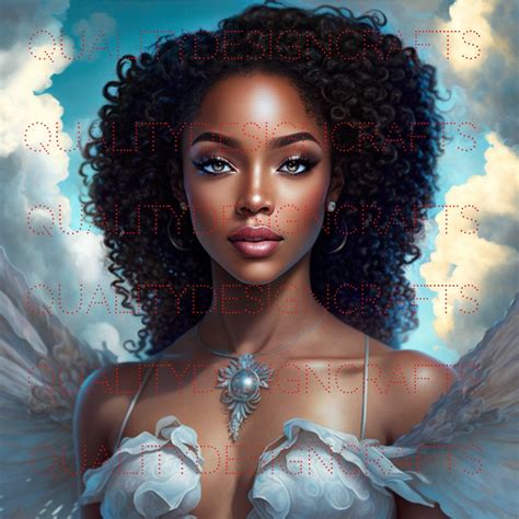 beautiful angel black girl magic melanin black woman png afro etsy