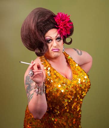 (colloquial, lgbt) a person, usually male, who dresses up in women's clothing and makeup, typically in an exaggerated fashion and for public performance. Drag Queen Show