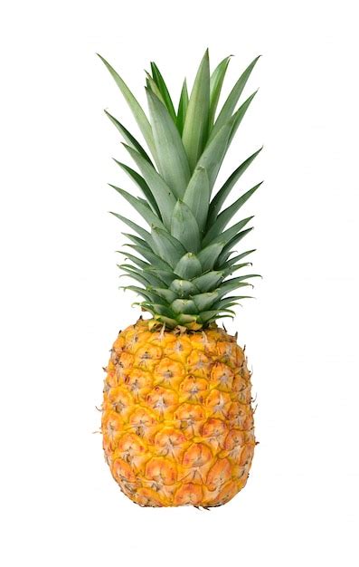 Premium Photo Pineapple Isolated On White Background With Clipping Path
