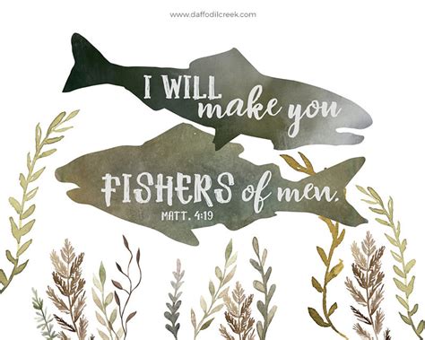 Instant Download Fishers Of Men Print Boys Bible Verse Etsy