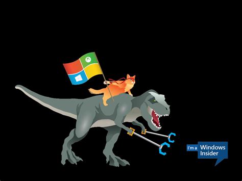Download Ninjacat Hands Out Wallpaper As A Thank You To Windows Insiders By Christinesimpson