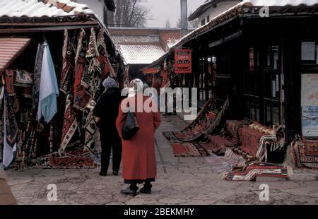 Sarajevos 15. Jahrhundert Bascarsija Altstadt Markt ...