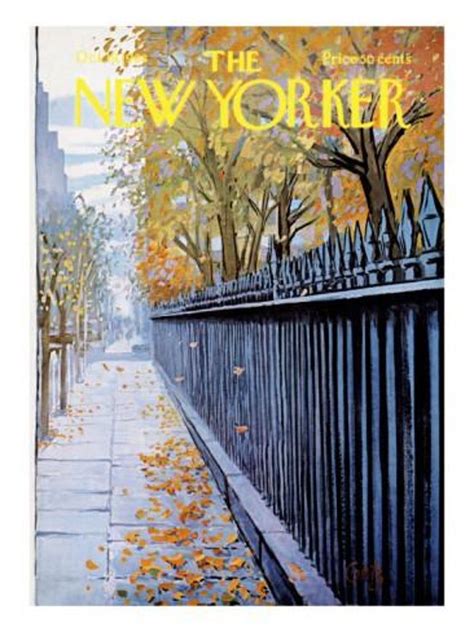 The Best New Yorker Covers New Yorker Covers Autumn In New York