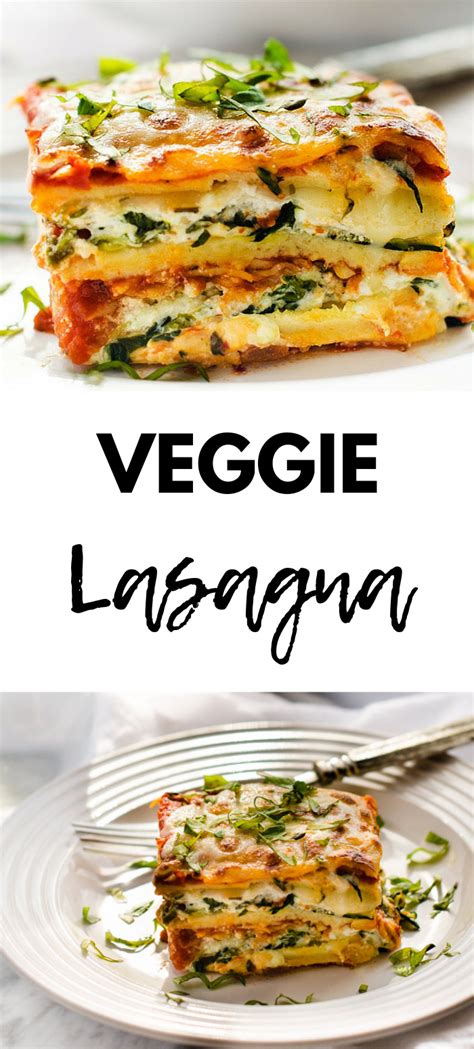 Easy Vegetable Lasagna Recipe Tasty Vegetarian Recipes