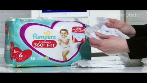 Pampers Cruisers 360 Degree Fit TV Spot LifeMinute Tv Diapers Are