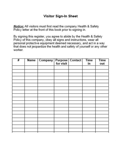 Pikbest has 323 attention sign design images templates for free. FREE 12+ Sign-In Sheet Templates in MS Word | PDF