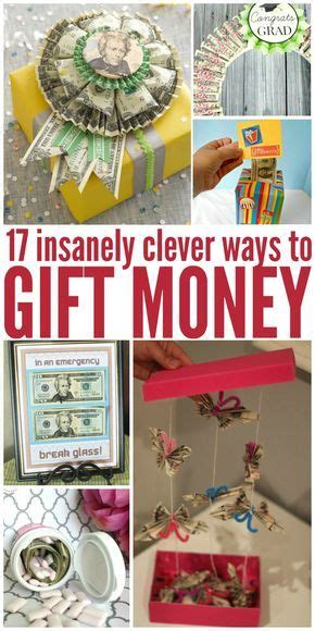 17 Insanely Clever Fun Money Gift Ideas Money Gift Christmas Money