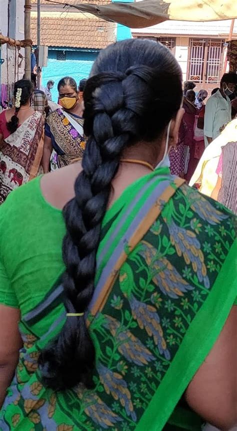 tamil village women s oiled jadai hair style images village barber stories