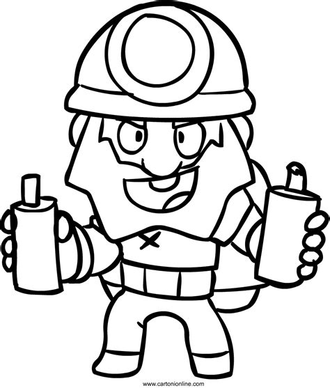 We're compiling a large gallery with as high of quality of images as we can. Dynamike from Brawl Stars coloring page
