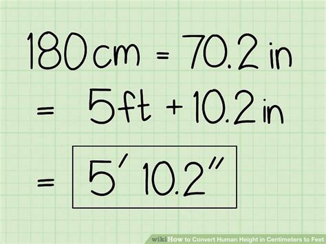 4 Ways To Convert Human Height In Centimeters To Feet Wikihow