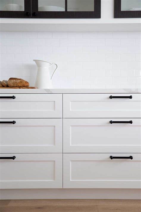 A wide variety of white door pulls options are available to you, such as project solution capability, design style, and usage. Why is it called a Shaker door? | White shaker kitchen ...