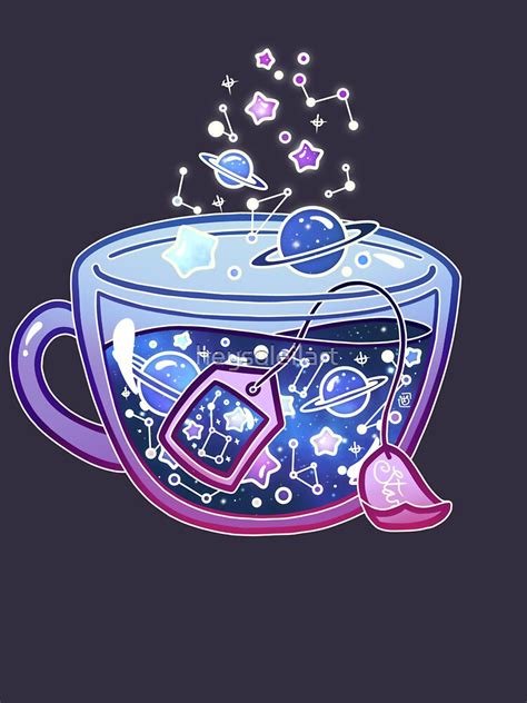 Latest Galaxy Tea Essential T Shirt By Heysoleilart Cute Kawaii