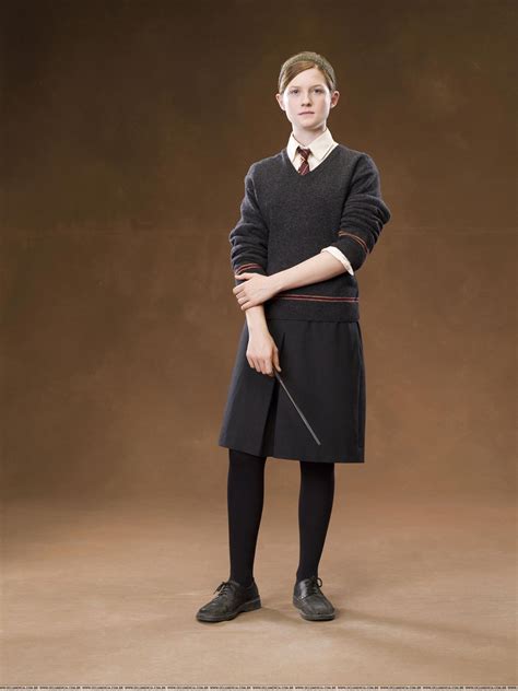 Bonnie Wright As Ginny Weasley Hogwarts Uniform Bonnie Wright Harry