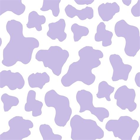 Pastel Purple Cow Print Seamless Repeat Digital Pattern Repeat For