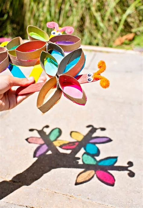 Butterfly Suncatcher Craft Fun Outdoor Craft For Kids