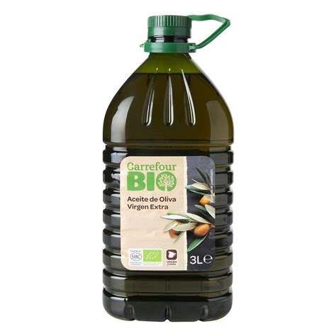 aceite de oliva virgen extra ecológico carreefour 3 l carrefour bio carrefour supermercado