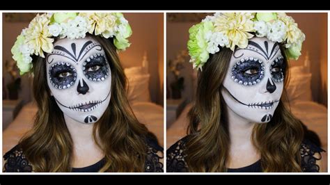 Halloween Makeup Day Of The Dead Sugar Skull Youtube