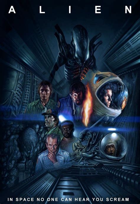 Ridley Scotts Alien Movie Poster Artwork Imagenes De Terror