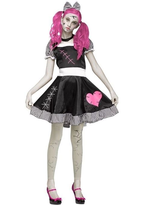 86 Funny And Scary Halloween Costumes For Teenagers 2020 Broken Doll Costume