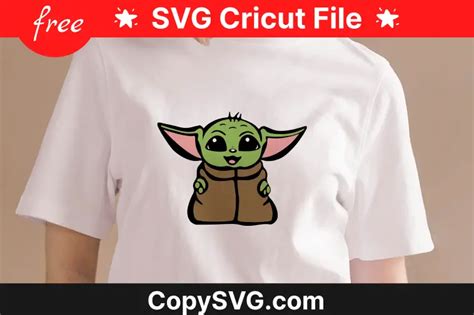 Baby Yoda Svg Free Cut File For Cricut Updated 2023
